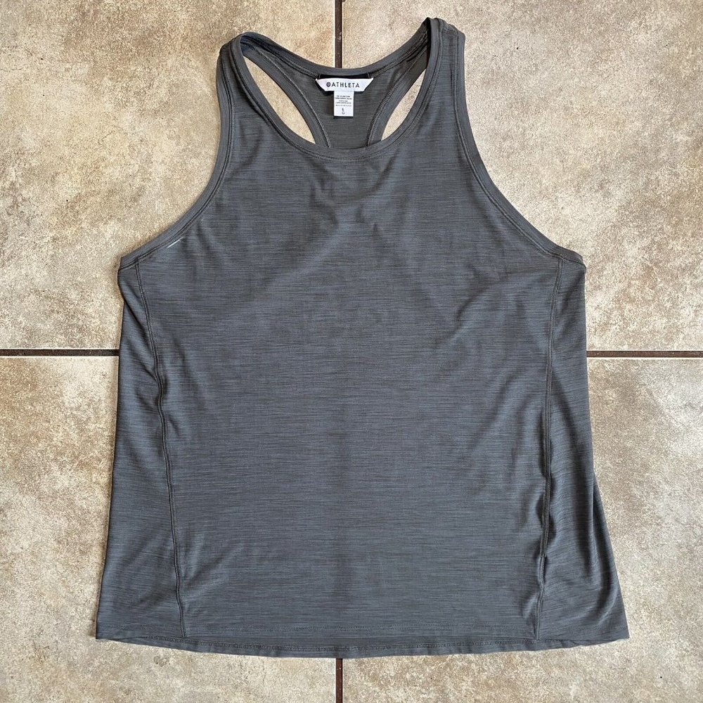 Athleta Women’s Tank Top Size Large Sleeveless Gym Top Racerback Workout